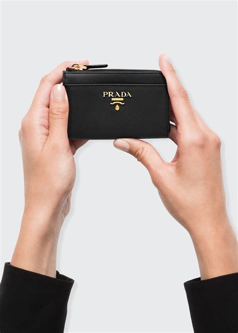 prada cahier key holder|prada card holder keychain.